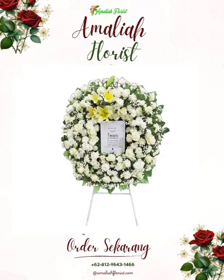 Krans Bunga Duka Kaling